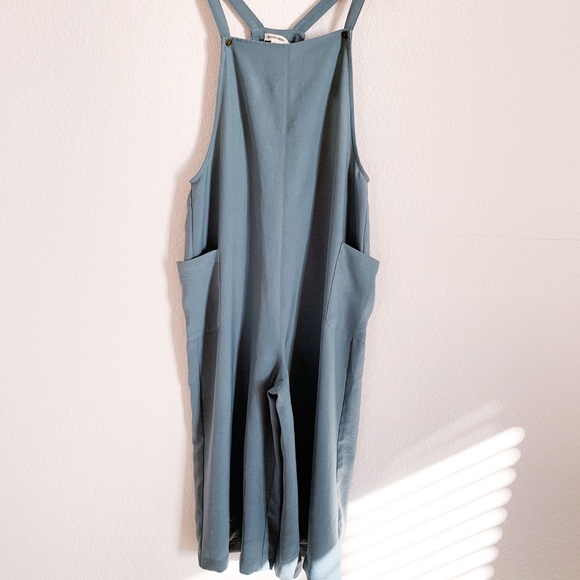 Light Blue Cropped Jumper Size Medium - Picture 4 of 5